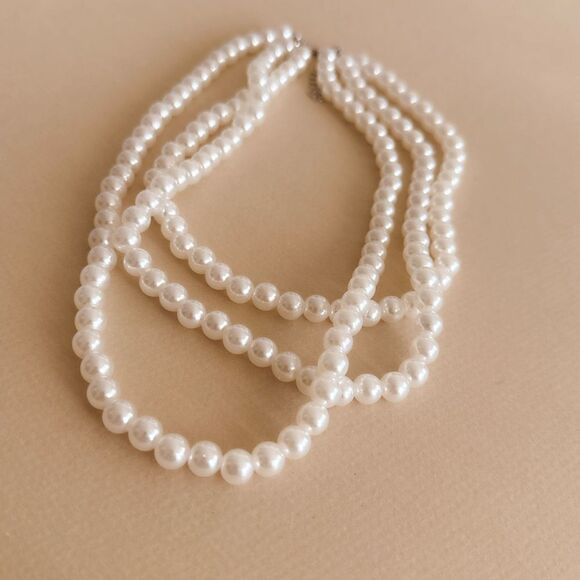 Pearl necklace S823 - Picture 3 of 4